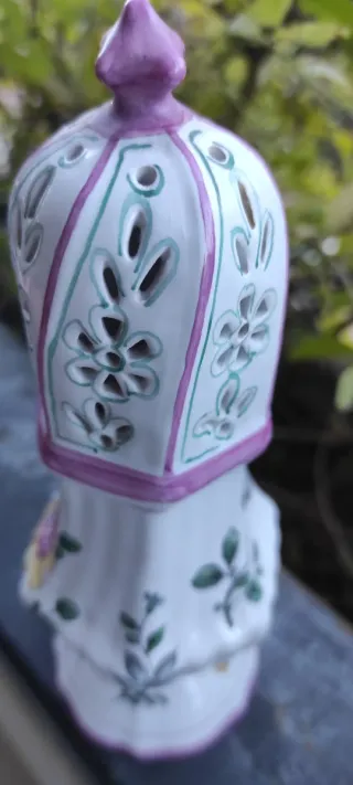 Spargizucchero in ceramica decorato
