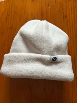Gorro de lana blanco unisex 