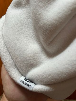 Gorro de lana blanco unisex 