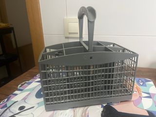 Cestello portaposate grigio per lavastoviglie