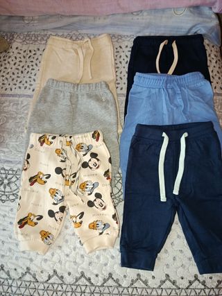 Pantalones chándal bebé 1 mes (56cm)