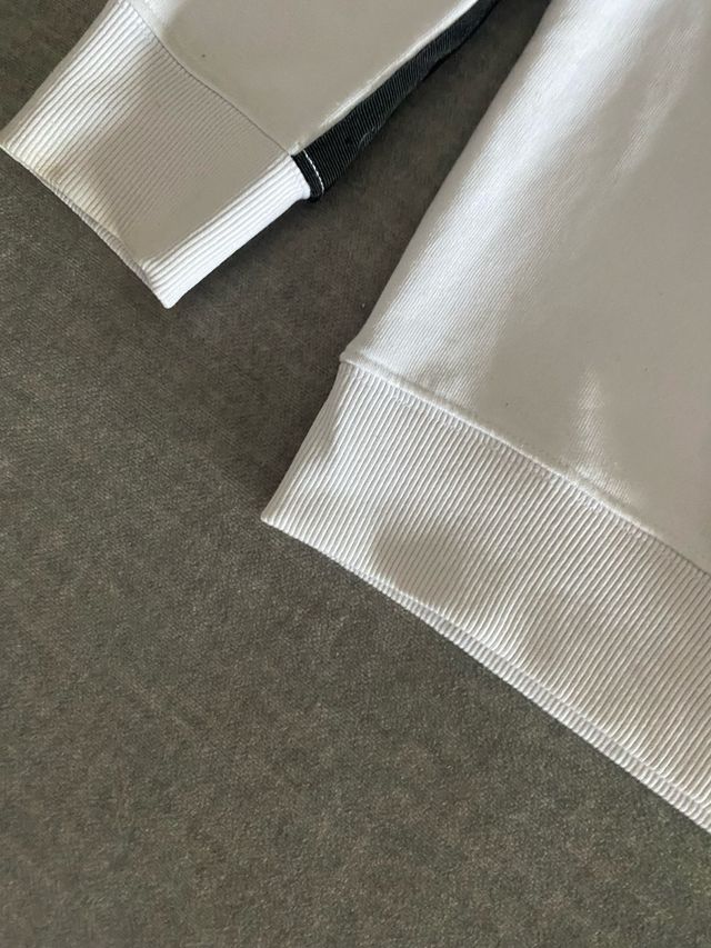 Felpa da uomo bianca Guess Taglia S