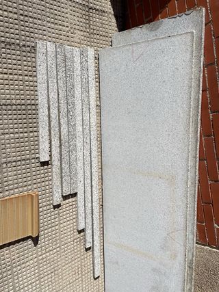 Zócalos Granito Blanco Alba Pulido