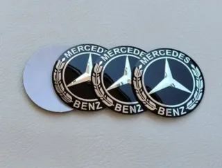 56mm Pegatinas para Tapacubos Tapabujes Mercedes