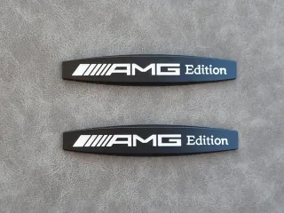 AMG Laterales Logo Emblema con Pegatina Mercedes 