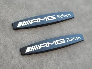 AMG Laterales Logo Emblema con Pegatina Mercedes 