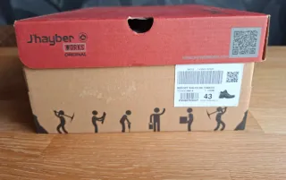 Botas de seguridad Jhayber beige y negro