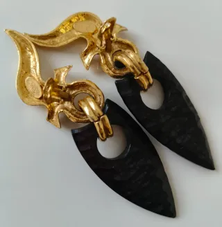 Pendientes largos vintage creador inglés Dan Dower