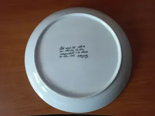 Plato Restaurante Korynto Año 1981