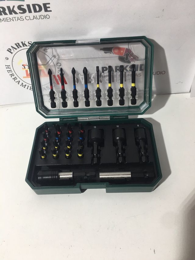 Juego de puntas y vasos de impacto Parkside