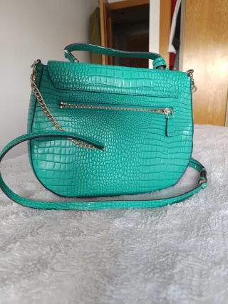 Bolso Guess Verde Cocodrilo