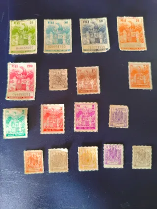 Conjunto Sellos Españoles Antiguos