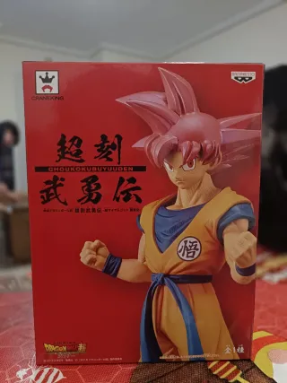 Figura Goku Super Saiyan God Banpresto
