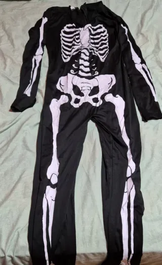 Disfraz Mono Mujer Esqueleto Talla XL