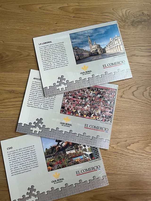 Lote 3 Puzzles Gijón