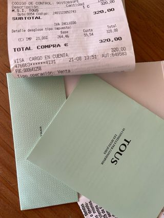 Pendientes Tous Oro y Perla Avalon