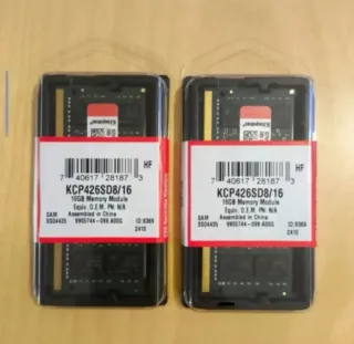 32GB Dual Channel Kingston 2Rx8 (2x16GB) DDR4 NEW 