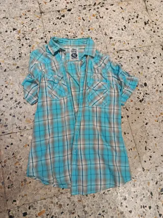 Camisa O'Neill cuadros azul XL