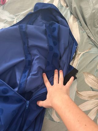 Vestido Flamenca Azul Marca Notelodigo