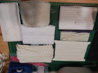 Lote puntillas encaje varios diseños