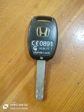 Llave Honda 2 botones completa