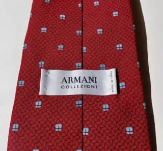 Corbata Giorgio Armani Seda Vintage Años 80