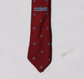 Corbata Giorgio Armani Seda Vintage Años 80