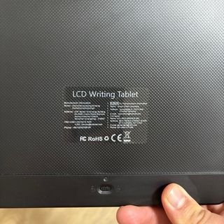 Tableta de escritura LCD con lápiz, 12 pulgadas. 