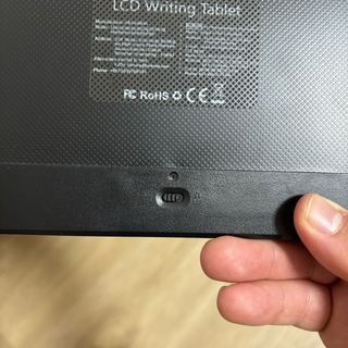 Tableta de escritura LCD con lápiz, 12 pulgadas. 
