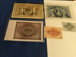 5 Billetes Alemanes Antiguos