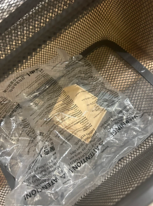 Caja organizadora IKEA metálica