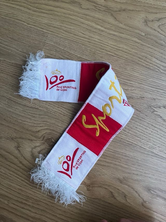 Bufanda Real Sporting de Gijón 100 años