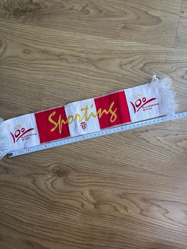 Bufanda Real Sporting de Gijón 100 años