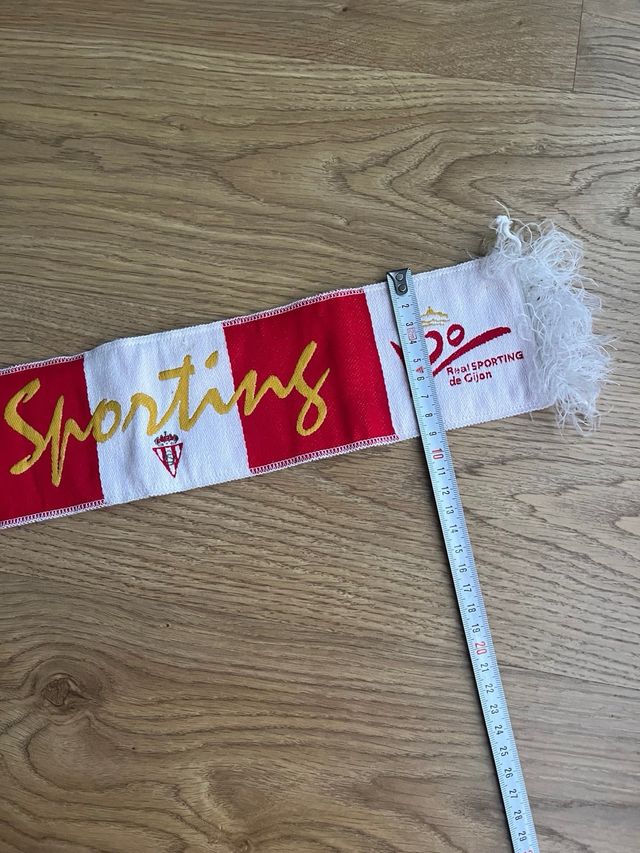 Bufanda Real Sporting de Gijón 100 años