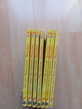 Pack 7 Libros Gerónimo Stilton Humor y Aventura