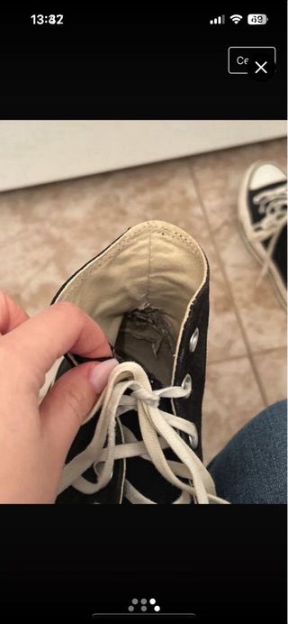 Converse negras plataforma