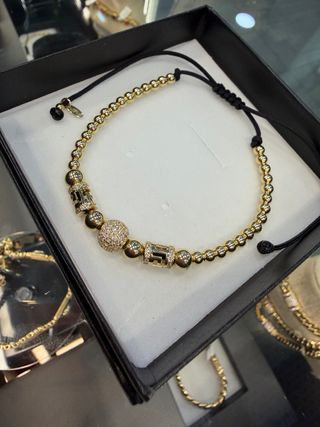 Pulsera Oro 18k Tejida