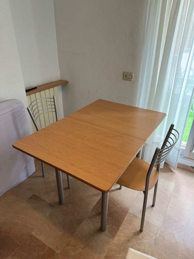 Mesa extensible madera