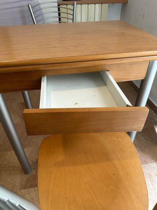 Mesa extensible madera