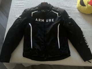 Chaqueta Moto Armure Hamo Impermeable Negra