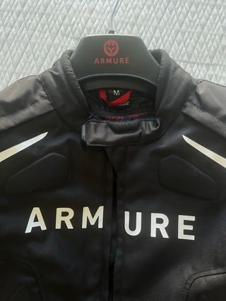 Chaqueta Moto Armure Hamo Impermeable Negra