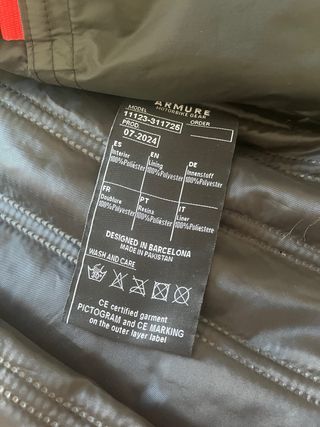 Chaqueta Moto Armure Hamo Impermeable Negra