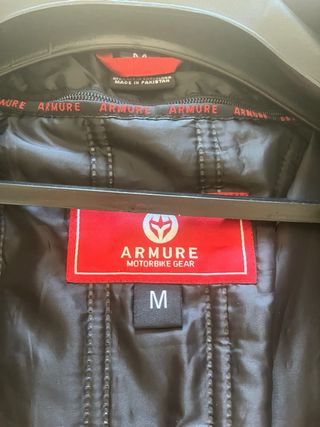 Chaqueta Moto Armure Hamo Impermeable Negra