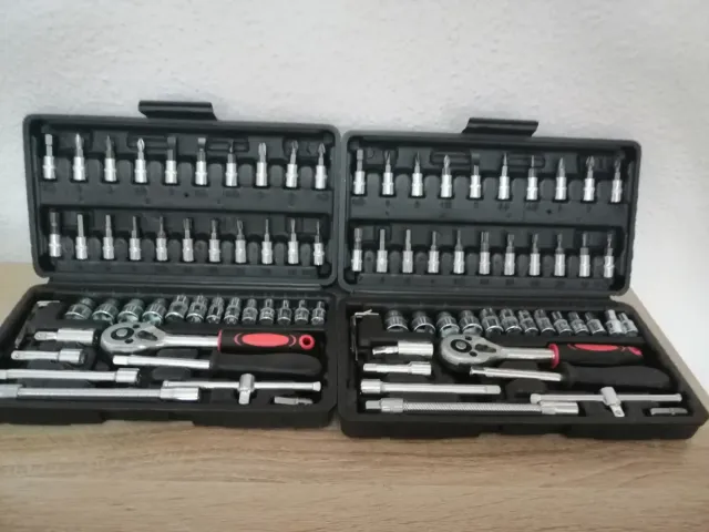 2 Cajas de  Herramientas para Coche Hogar