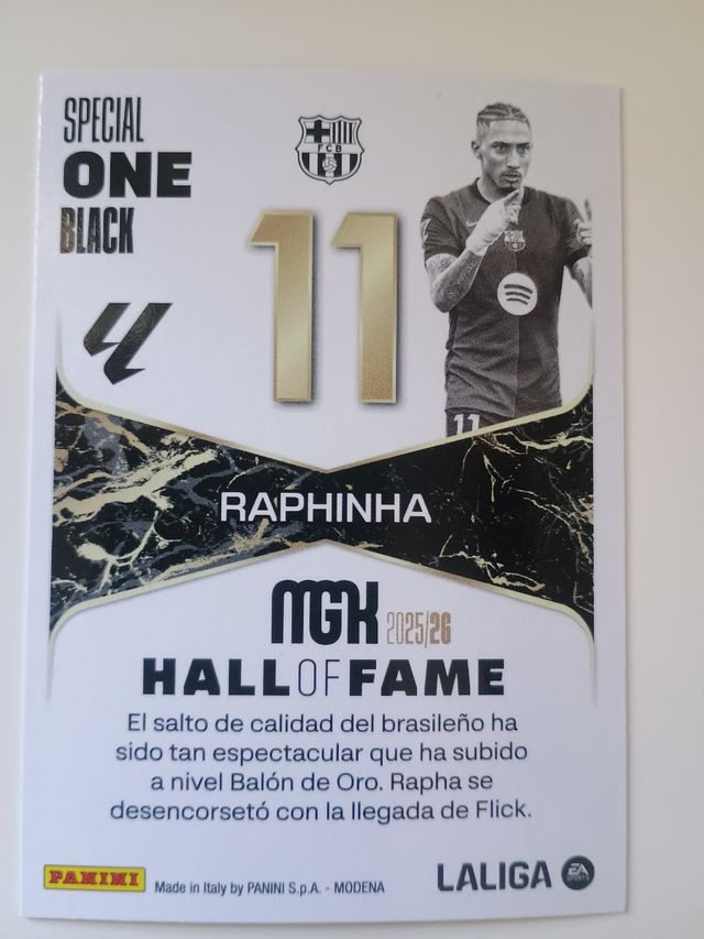 Carta Raphinha FC Barcelona 2025/26