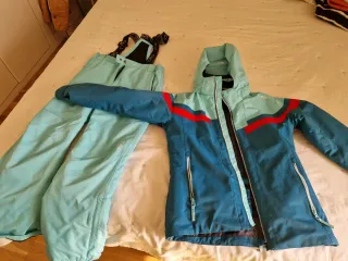 Conjunto esquí CMP niña azul y turquesa