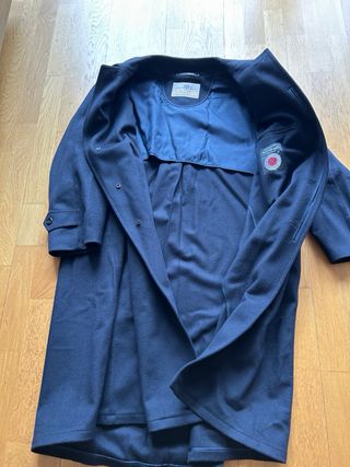 Abrigo Loden azul marino