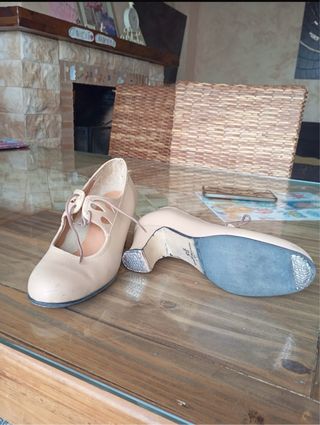 Zapatos de baile beige