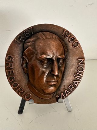 MEDALLA BRONCE GREGORIO MARAÑÓN 1887-1960