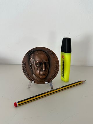 MEDALLA BRONCE GREGORIO MARAÑÓN 1887-1960